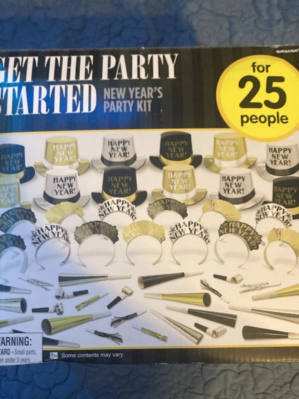 Get the Party Started - New Year's Party Kit for 25 People (see Description)